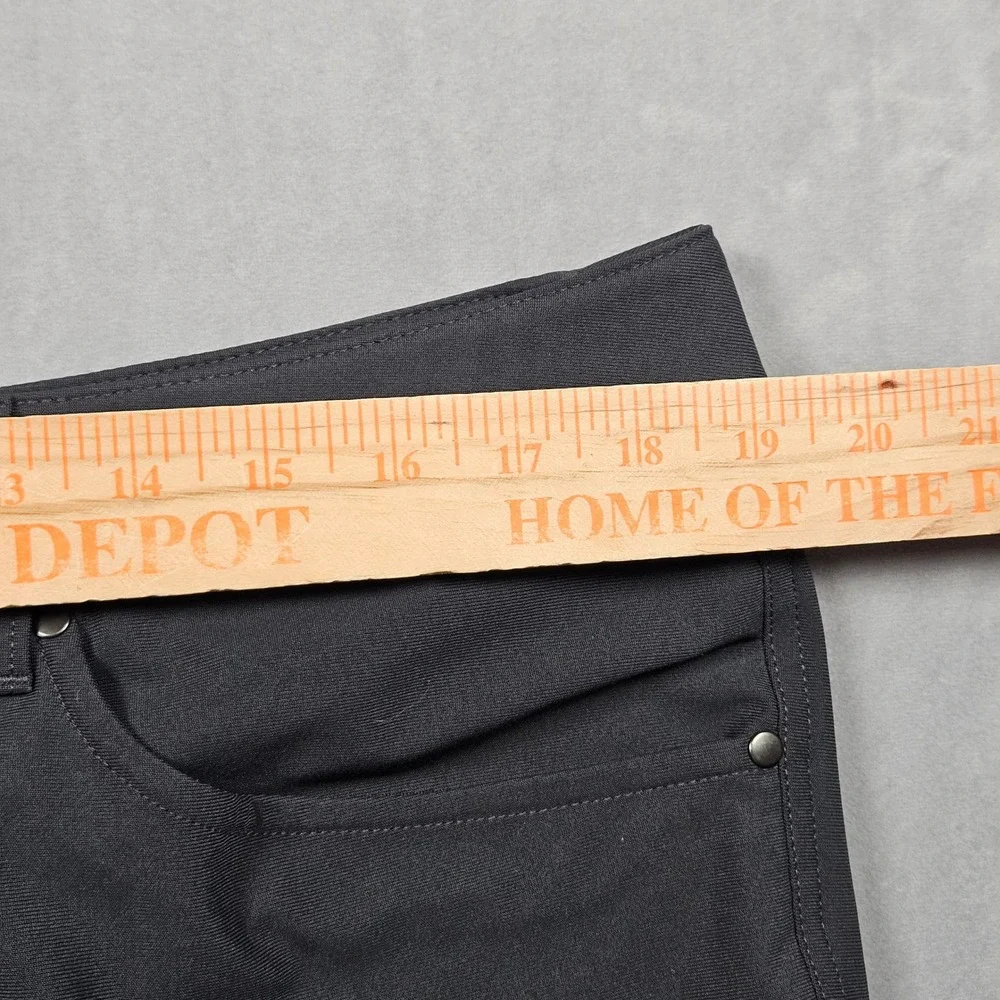 Lululemon ABC Classic Fit Pants Mens 36 (Actual 38x32) Grey Performance Trousers